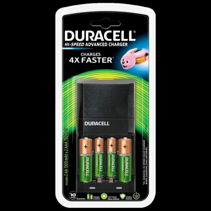 Caricabatterie Duracell Hi-Speed